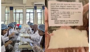 বন্যার্তদের জন্য ৫,০০০ স্যালাইন প্রস্তুত করছে শাবিপ্রবির সিইপি বিভাগ
