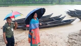 ​জৈন্তাপুরে অবৈধ বালু উত্তোলন: স্টোন ক্রাশার মিলে অভিযান,