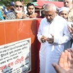 ​জাফলংয়ে সুপেয় পানি প্রকল্পের ভিত্তিপ্রস্তর স্থাপন করলেন মন্ত্রী আরিফুল হক চৌধুরী