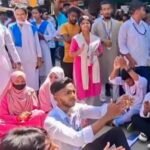 শিক্ষামন্ত্রীর পদত্যাগের দাবিতে শ্রীমঙ্গলে শিক্ষার্থীদের সড়ক অবরোধ