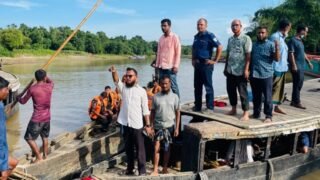 গোয়াইনঘাটে অবৈধ বালু উত্তোলনের বিরুদ্ধে অভিযান: গ্রেপ্তার ২৩, জরিমানা ৫ লাখ